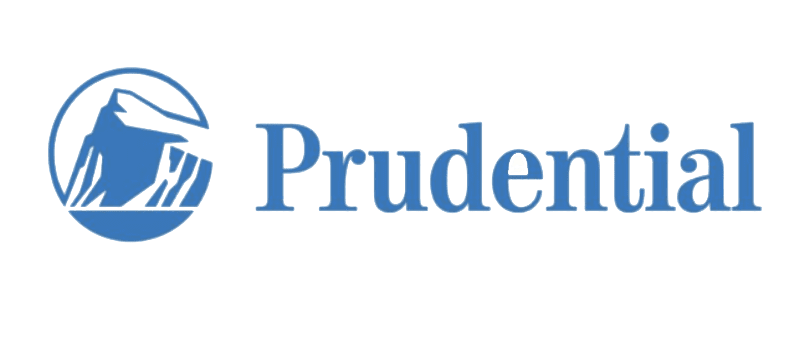 Logo of Prudential with a blue color scheme.
